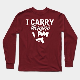 I carry therefore I am (white) Long Sleeve T-Shirt